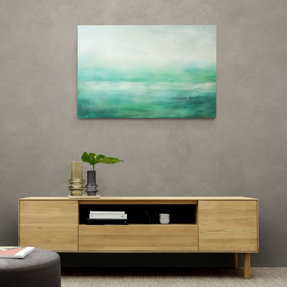 Seascape Green Abstract 2 Wall Art Seascape Green Abstract 2 Wall Art