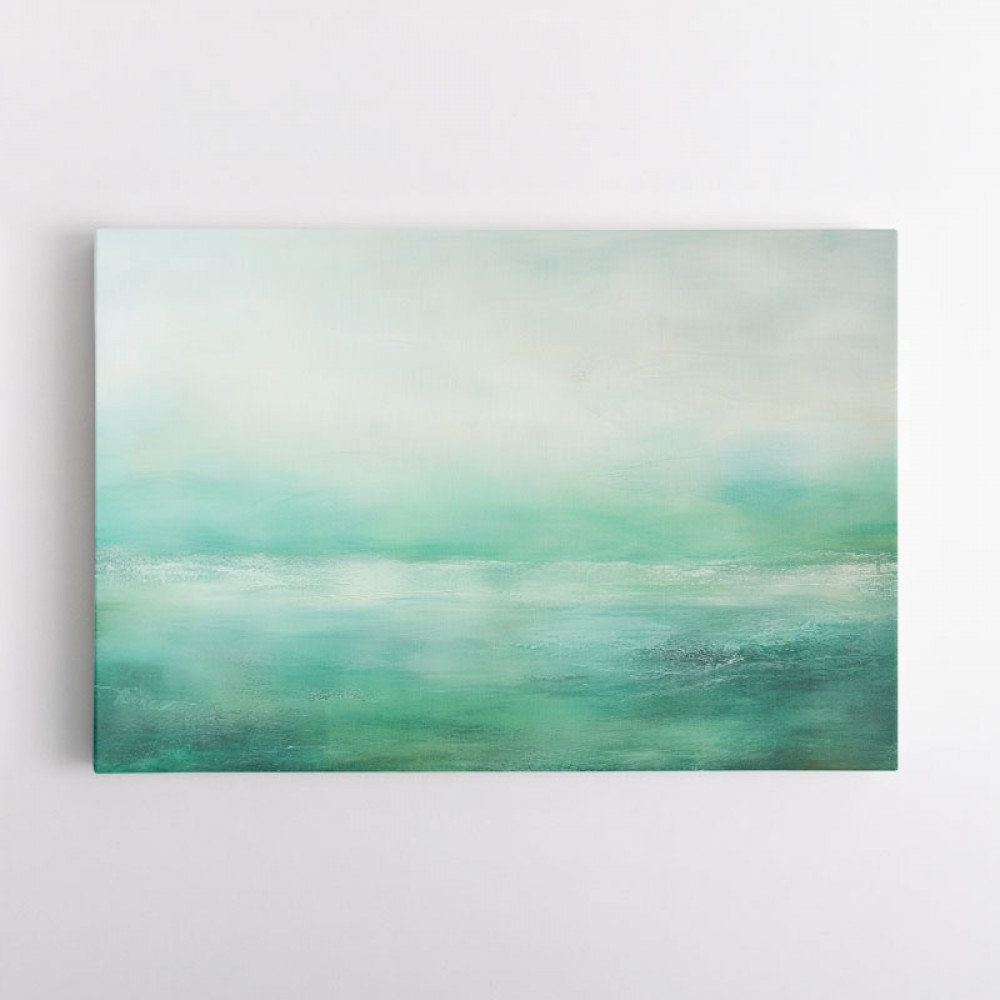 Seascape Green Abstract 2 Wall Art