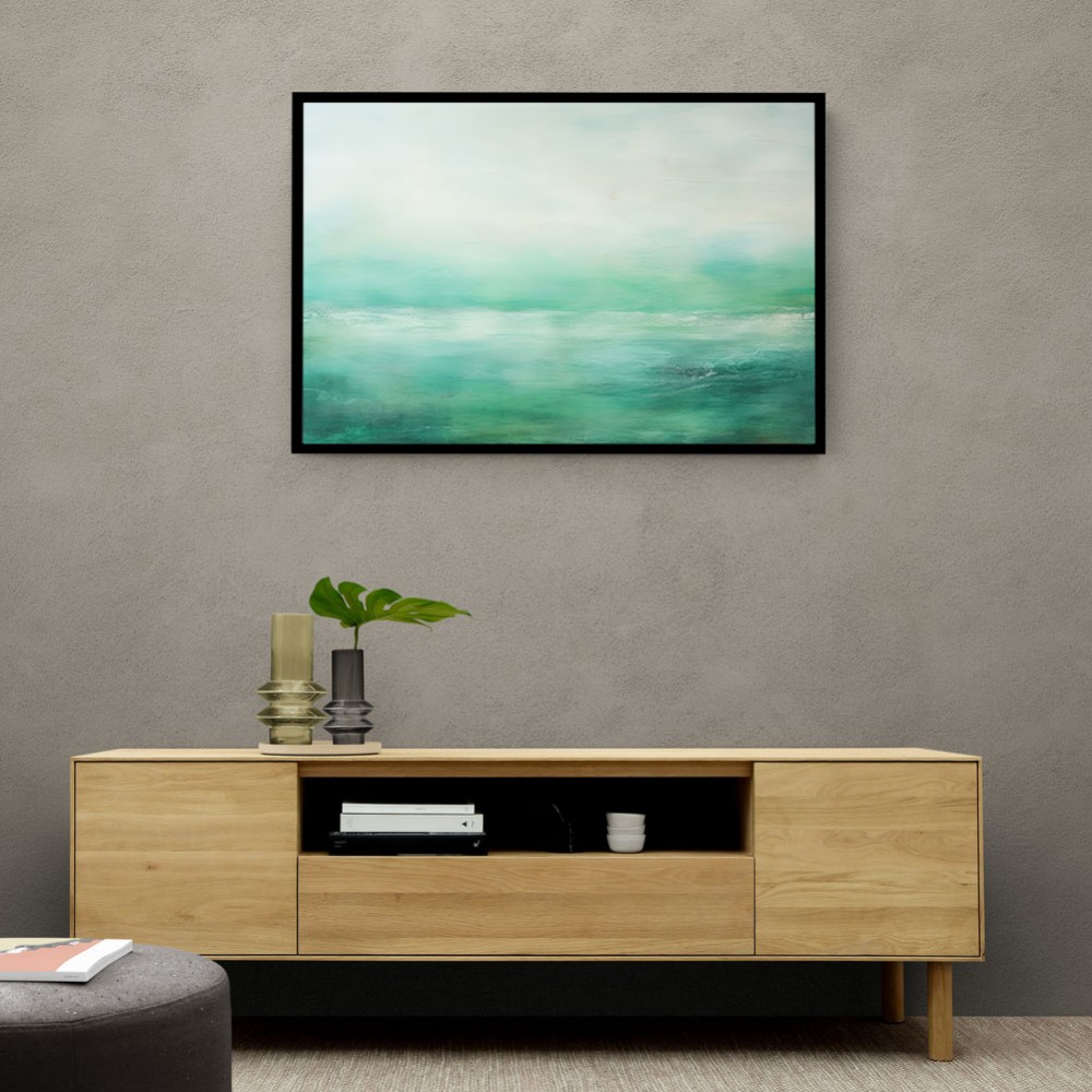 Seascape Green Abstract 2 Wall Art Seascape Green Abstract 2 Wall Art