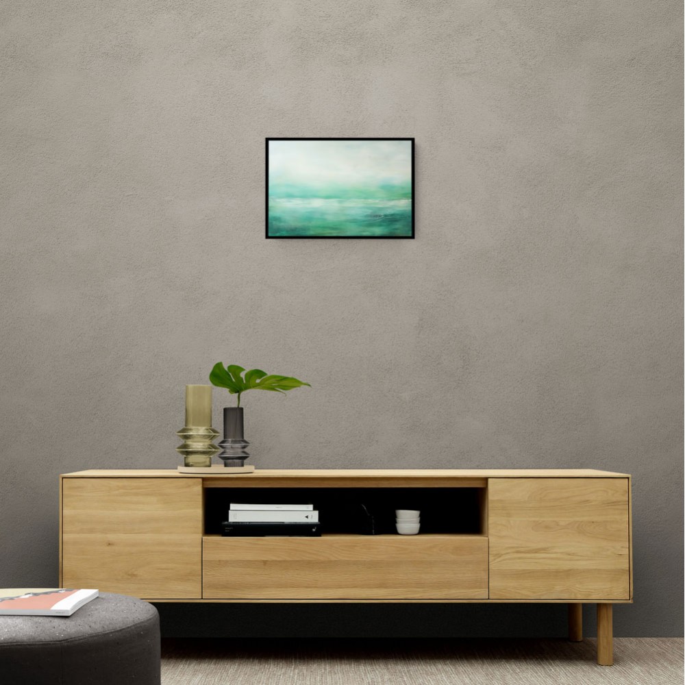 Seascape Green Abstract 2 Wall Art