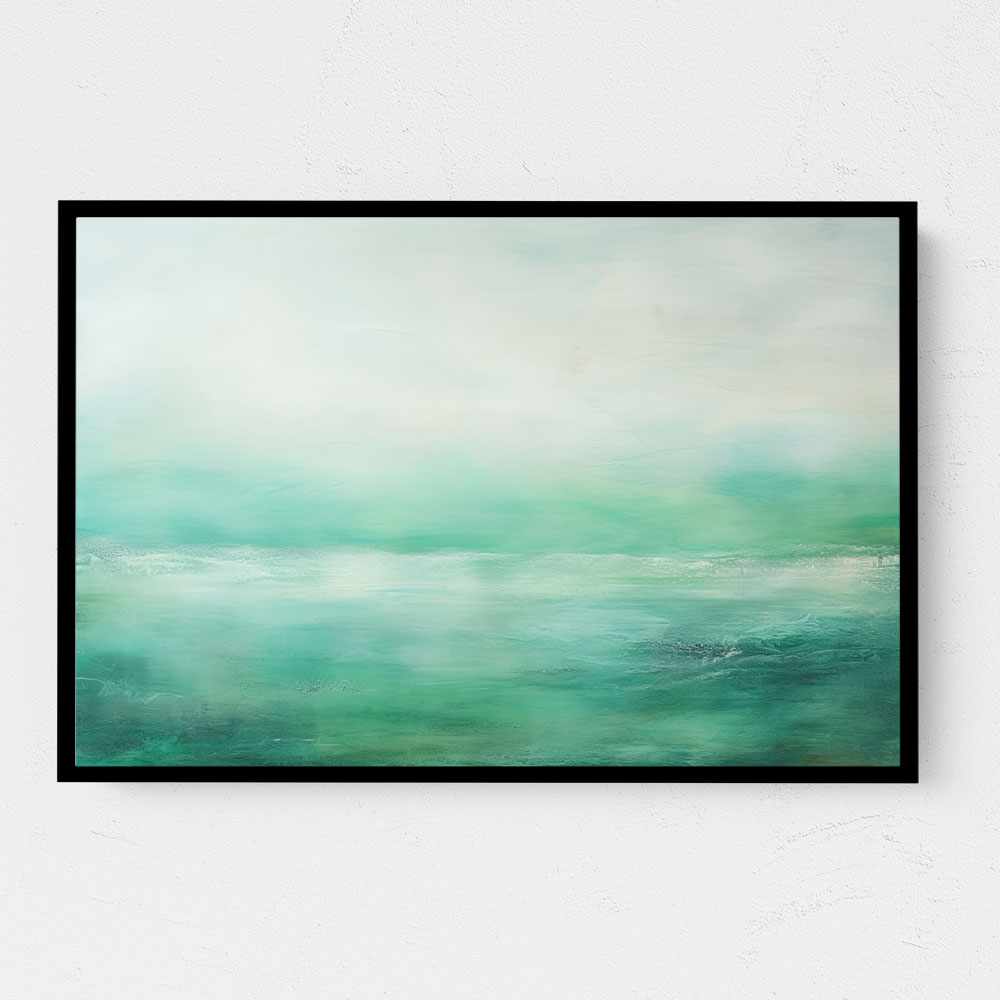 Seascape Green Abstract 2 Wall Art