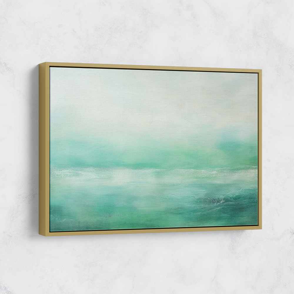 Seascape Green Abstract 2 Wall Art Seascape Green Abstract 2 Wall Art