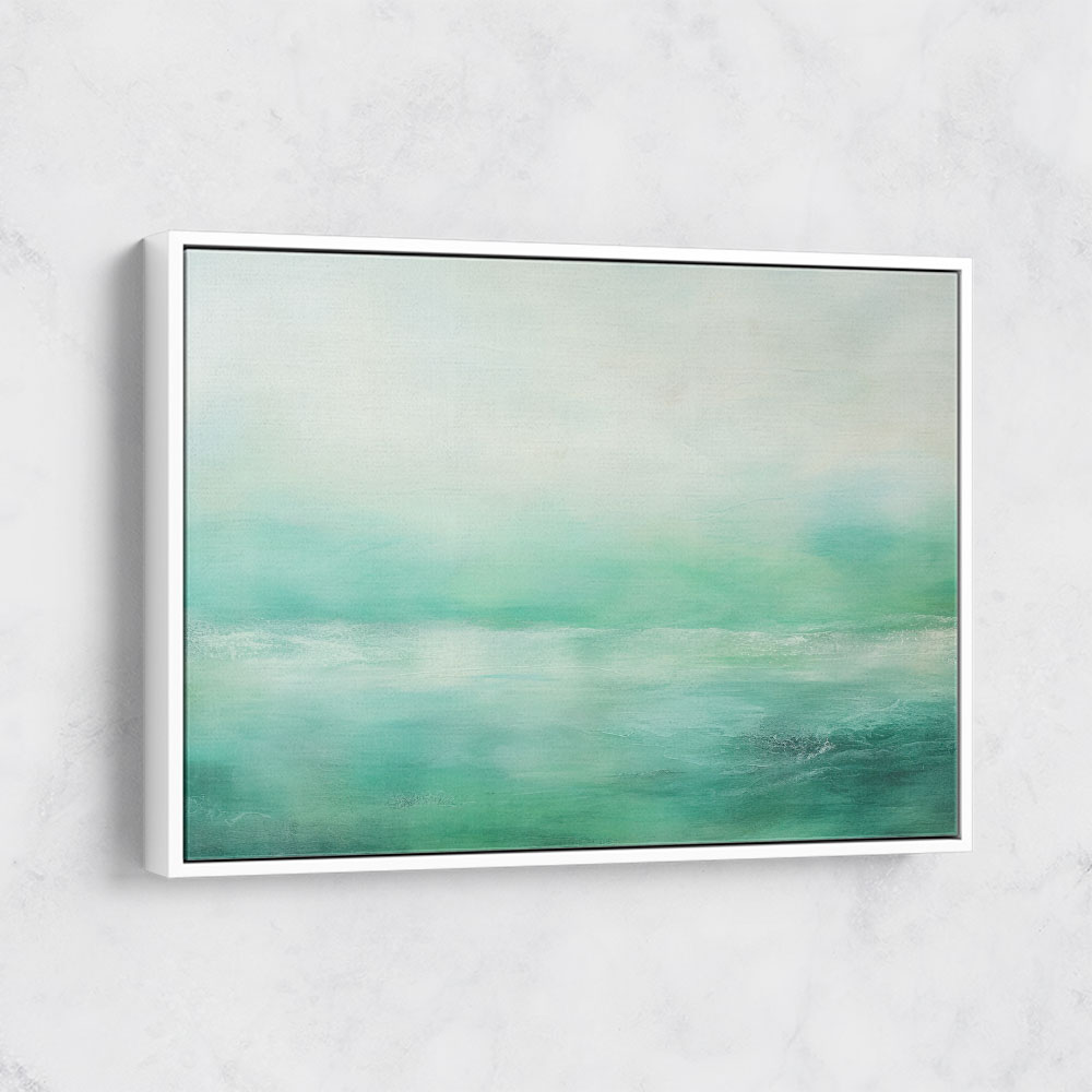 Seascape Green Abstract 2 Wall Art