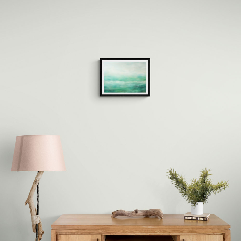 Seascape Green Abstract 2 Wall Art