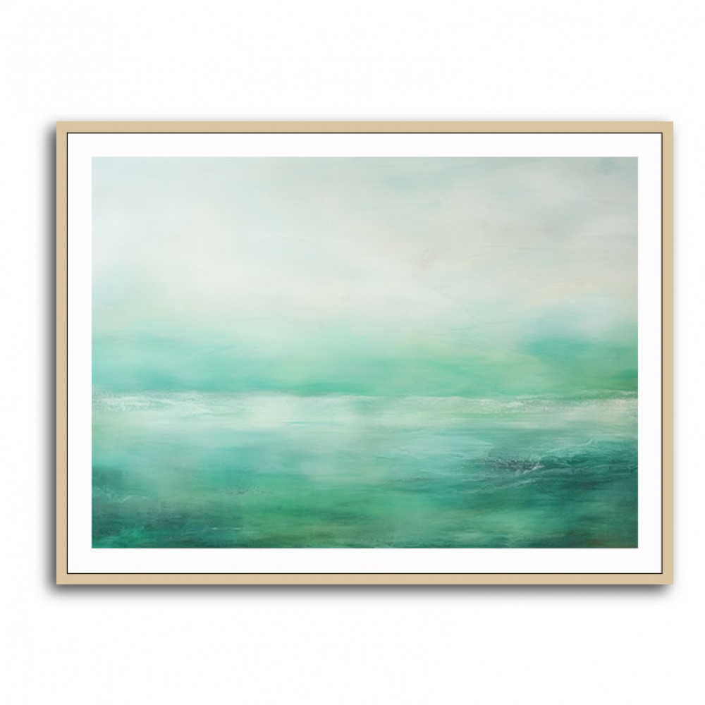 Seascape Green Abstract 2 Wall Art Seascape Green Abstract 2 Wall Art