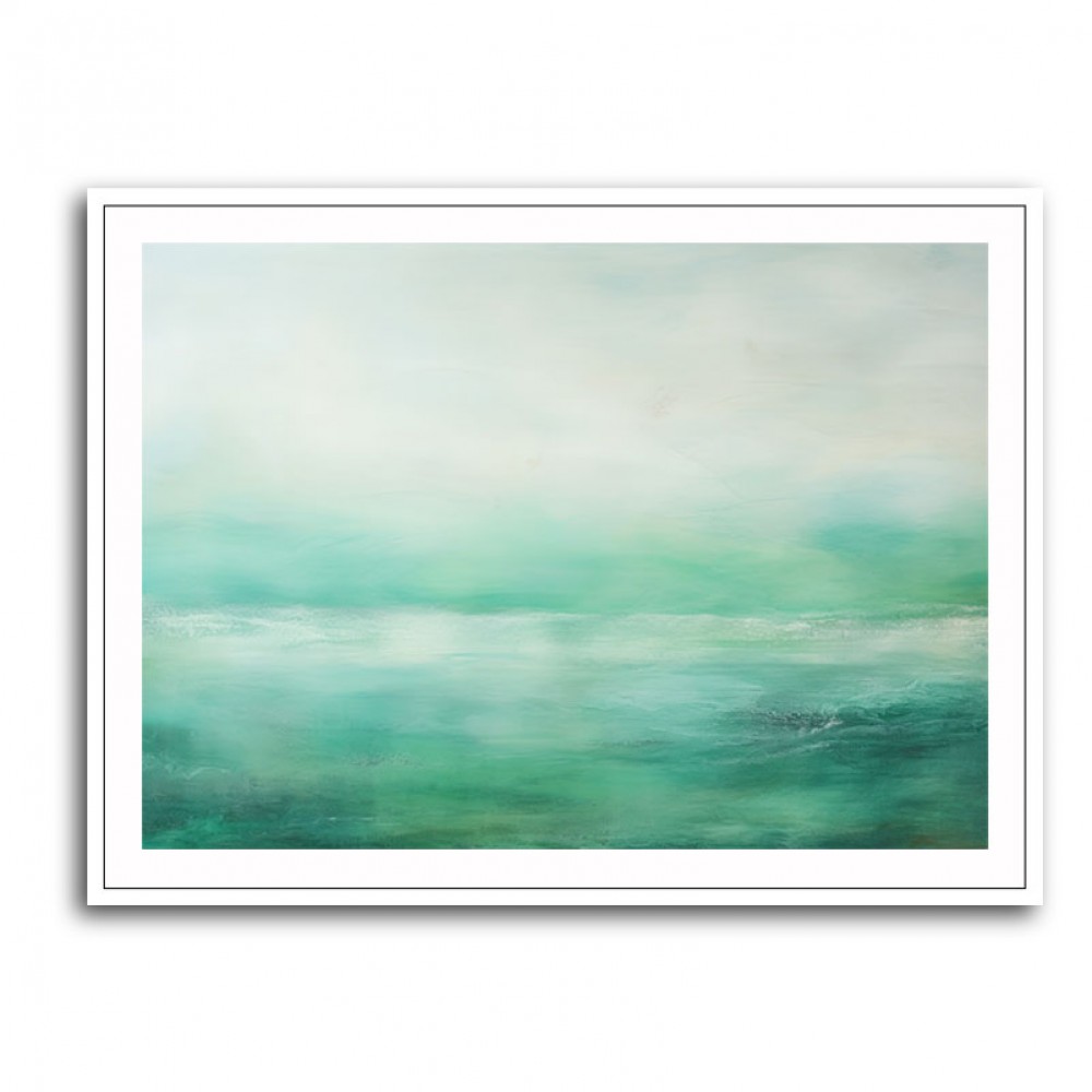 Seascape Green Abstract 2 Wall Art Seascape Green Abstract 2 Wall Art