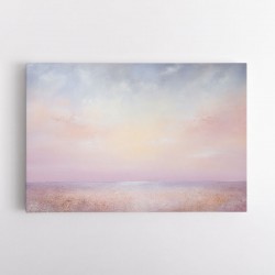 Seascape Pink Abstract Wall Art