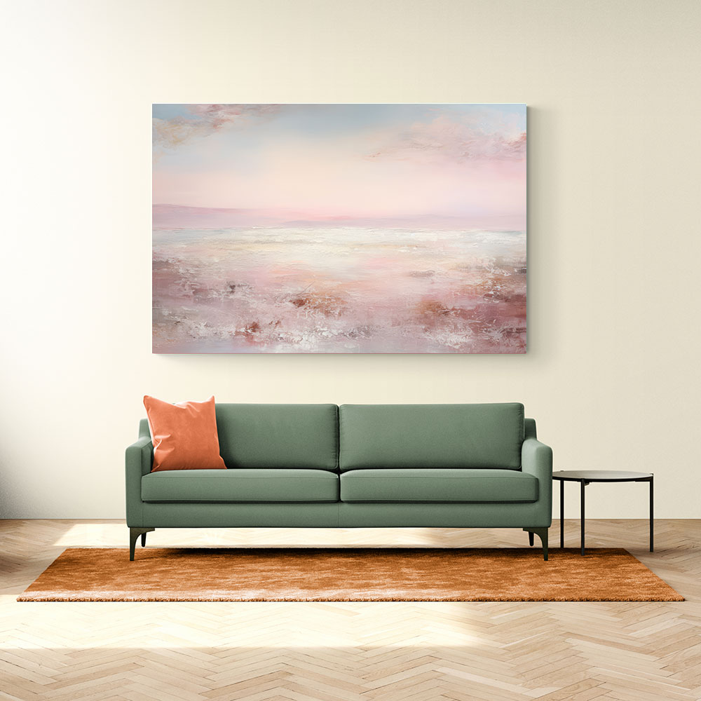 Seascape Pink Abstract 1 Wall Art