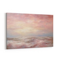 Seascape Pink Abstract 2 Wall Art