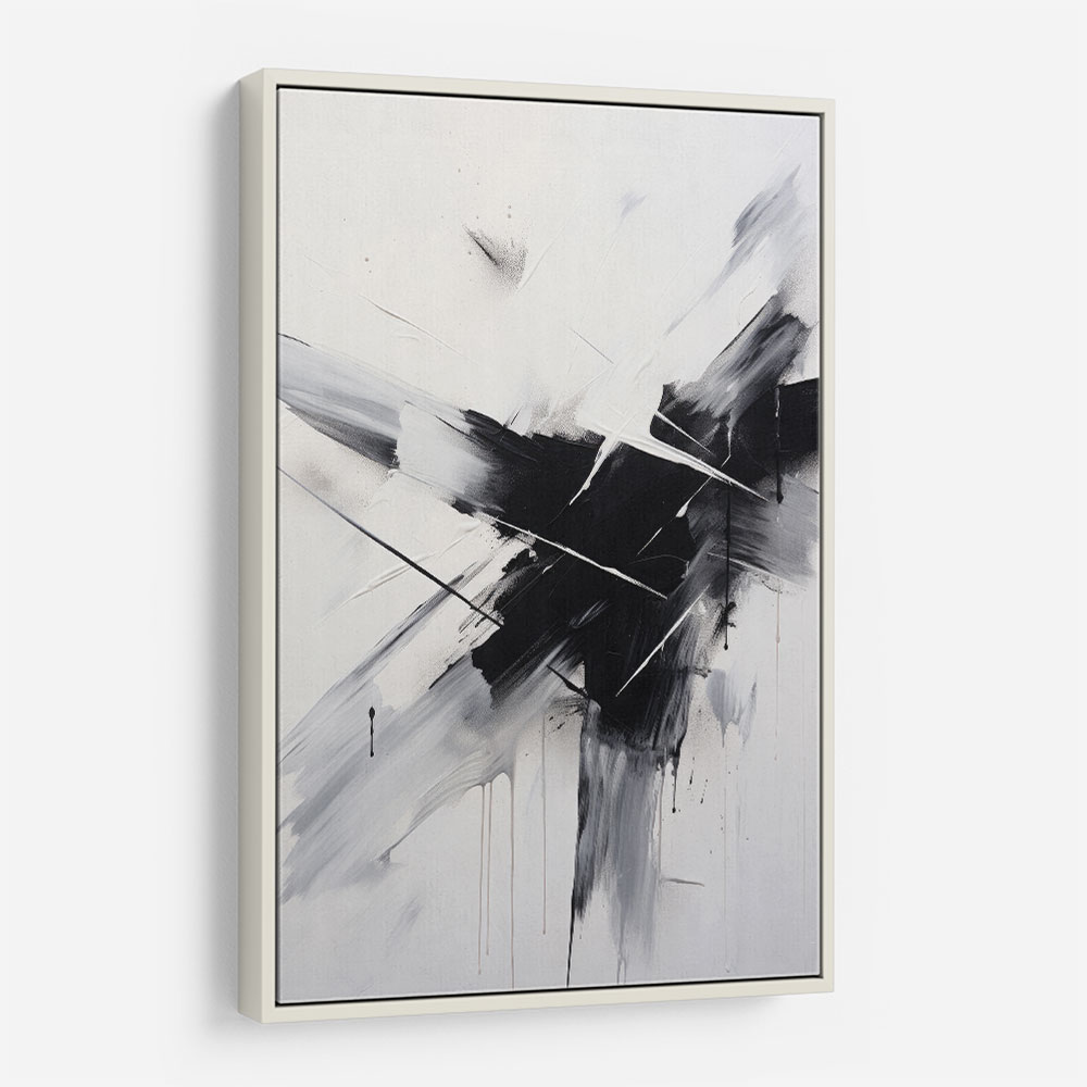 Black Brush Strokes 10 Abstract Wall Art Black Brush Strokes 10 Abstract Wall Art