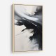 Black Brush Strokes 13 Abstract Wall Art