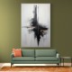 Black Brush Strokes 16 Abstract Wall Art