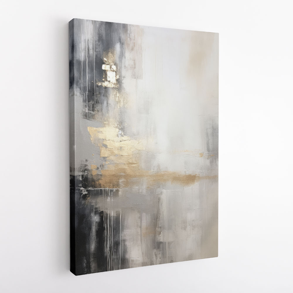 Silver Black & Gold Texture Abstract 2 Wall Art Silver Black & Gold Texture Abstract 2 Wall Art