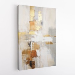 Silver & Gold Abstract Wall Art