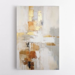 Silver & Gold Abstract Wall Art