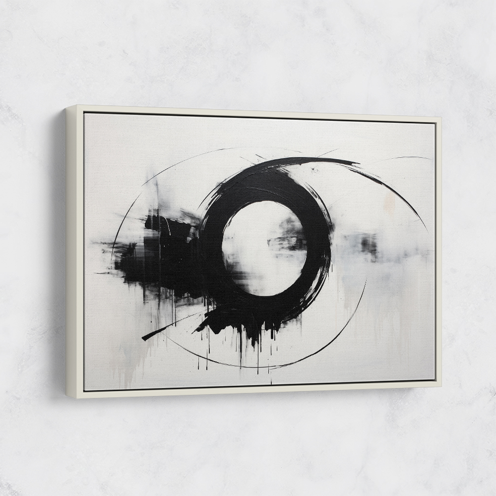 Black Circle 3 Abstract Wall Art Black Circle 3 Abstract Wall Art