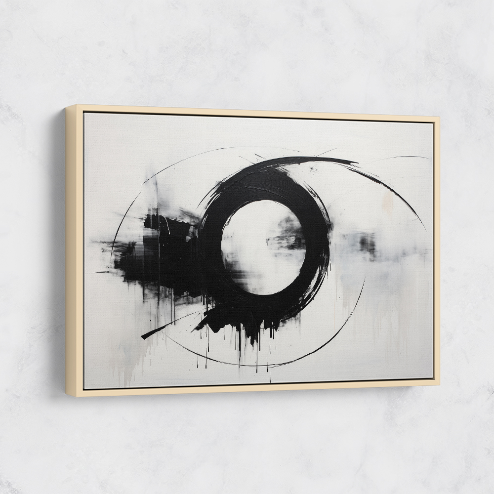 Black Circle 3 Abstract Wall Art Black Circle 3 Abstract Wall Art