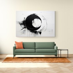 Black Circle 5 Abstract Wall Art