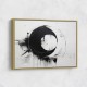 Black Circle 5 Abstract Wall Art Black Circle 5 Abstract Wall Art