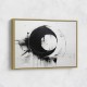 Black Circle 5 Abstract Wall Art