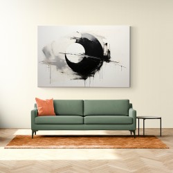 Black Circle 6 Abstract Wall Art