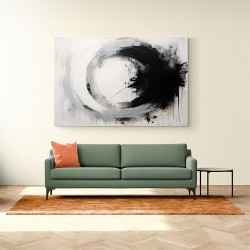 Black Circle 7 Abstract Wall Art