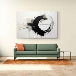 Black Circle 10 Abstract Wall Art