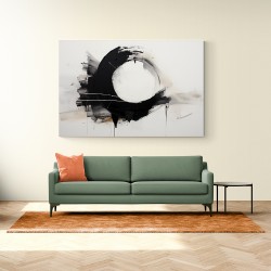 Black Circle 11 Abstract Wall Art