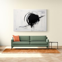 Black Circle 13 Abstract Wall Art