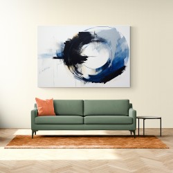 Blue Circle 1 Abstract Wall Art