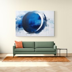 Blue Circle 3 Abstract Wall Art