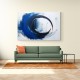 Blue Circle 4 Abstract Wall Art