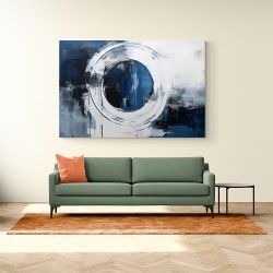 Blue Circle 6 Abstract Wall Art