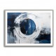 Blue Circle 6 Abstract Wall Art