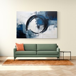 Blue Circle 7 Abstract Wall Art