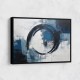 Blue Circle 7 Abstract Wall Art