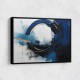 Blue Circle 8 Abstract Wall Art