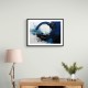 Blue Circle 8 Abstract Wall Art