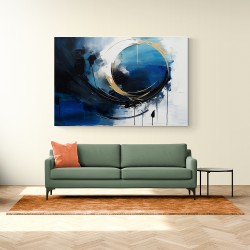 Blue Circle 11 Abstract Wall Art