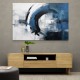 Blue Circle 12 Abstract Wall Art