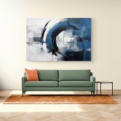 Blue Circle 12 Abstract Wall Art