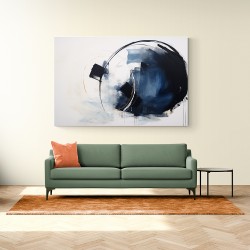 Blue Circle 14 Abstract Wall Art