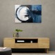 Blue Circle 18 Abstract Wall Art