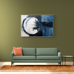 Blue Circle 18 Abstract Wall Art