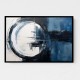 Blue Circle 18 Abstract Wall Art Blue Circle 18 Abstract Wall Art