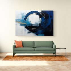 Blue Circle 19 Abstract Wall Art