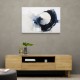 Blue & Black Circle 20 Abstract Wall Art Blue & Black Circle 20 Abstract Wall Art