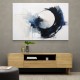 Blue & Black Circle 20 Abstract Wall Art Blue & Black Circle 20 Abstract Wall Art