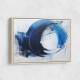 Blue & Black Circle 22 Abstract Wall Art Blue & Black Circle 22 Abstract Wall Art