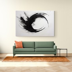 Black Circle 14 Abstract Wall Art